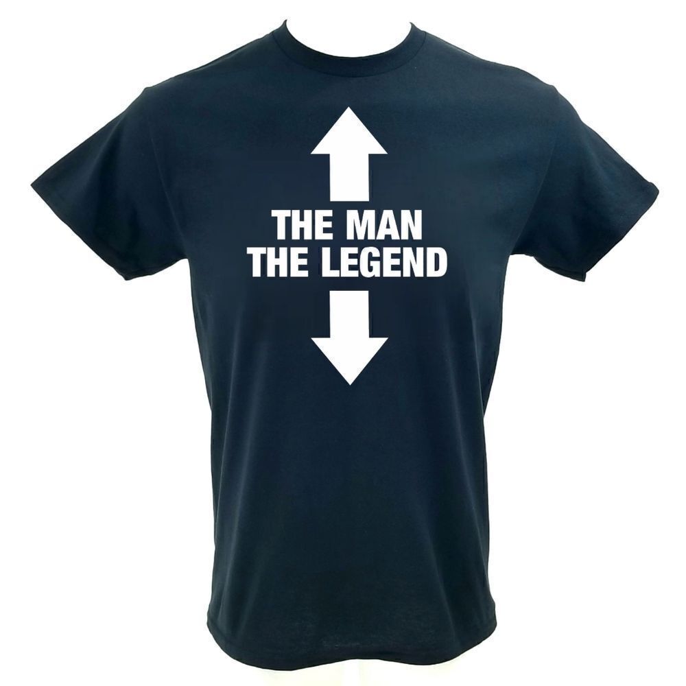 THE MAN THE LEGEND Funny Dark Humor Nerd Core Nerdy Black Rock Tee Rap Tee Y2K
